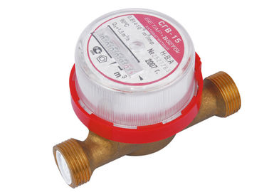 Singolo contatore per acqua rotatorio residenziale del getto, contatore per acqua caldo domestico LXSC-15D